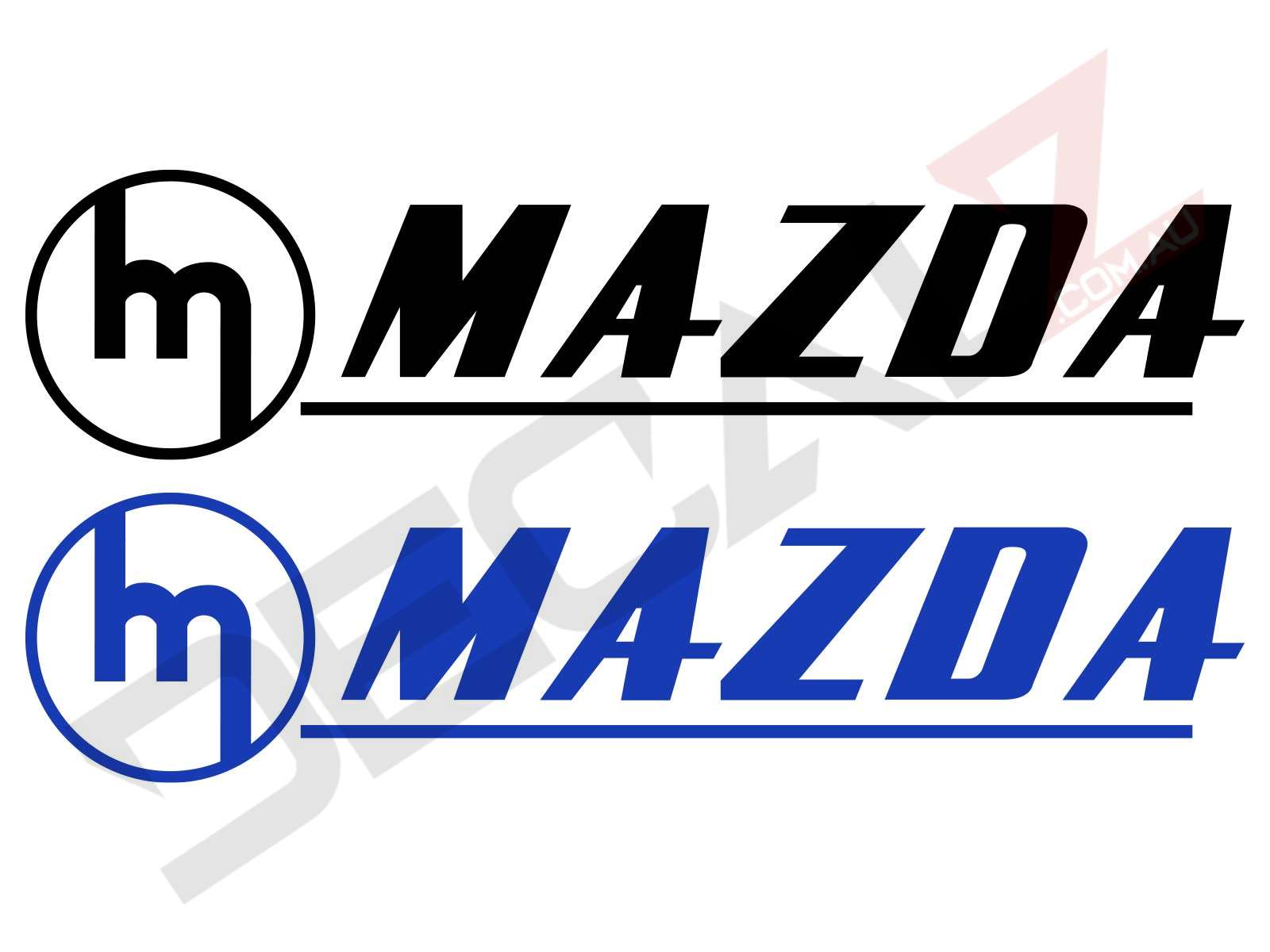 Mazda Logo - 1959 to 1974 - Logo & Text - Hollow