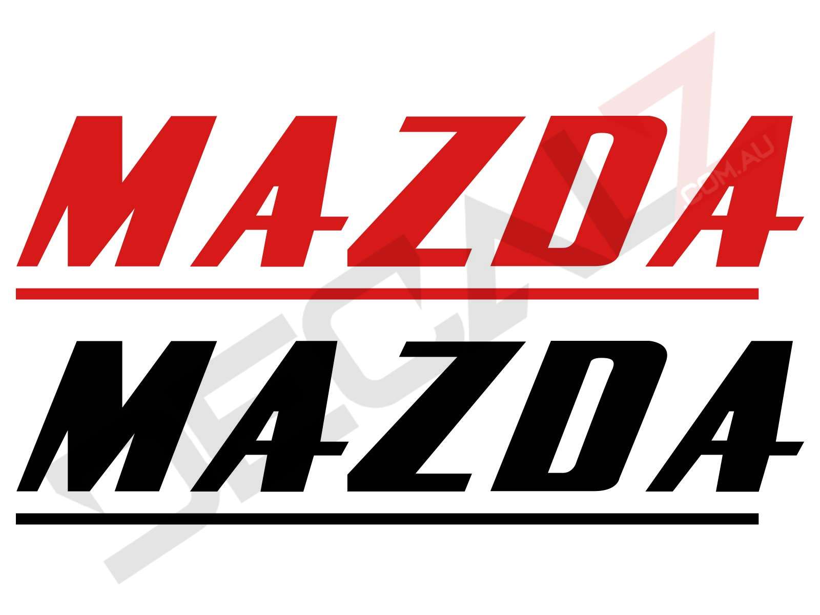 Mazda Logo - 1959 to 1974 - Text Only