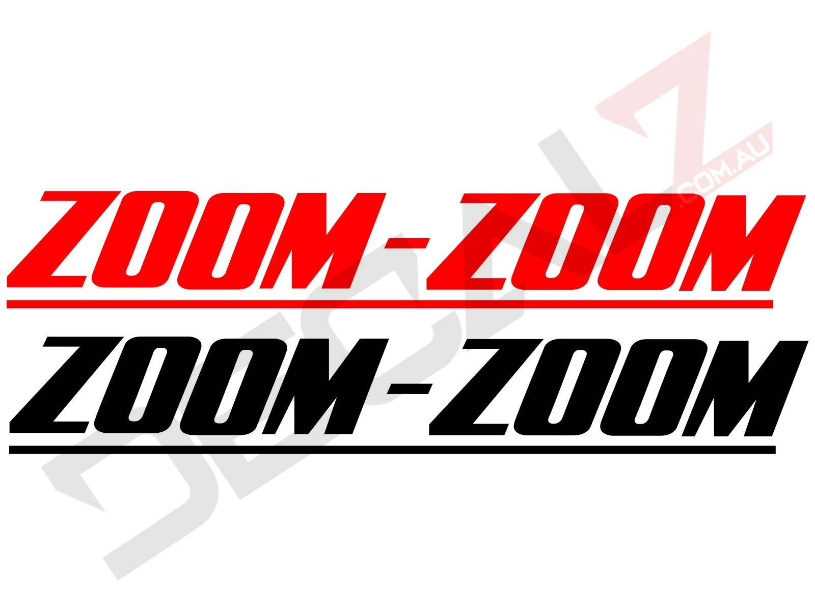 Mazda Zoom Zoom - 1959 to 1974 Text Style