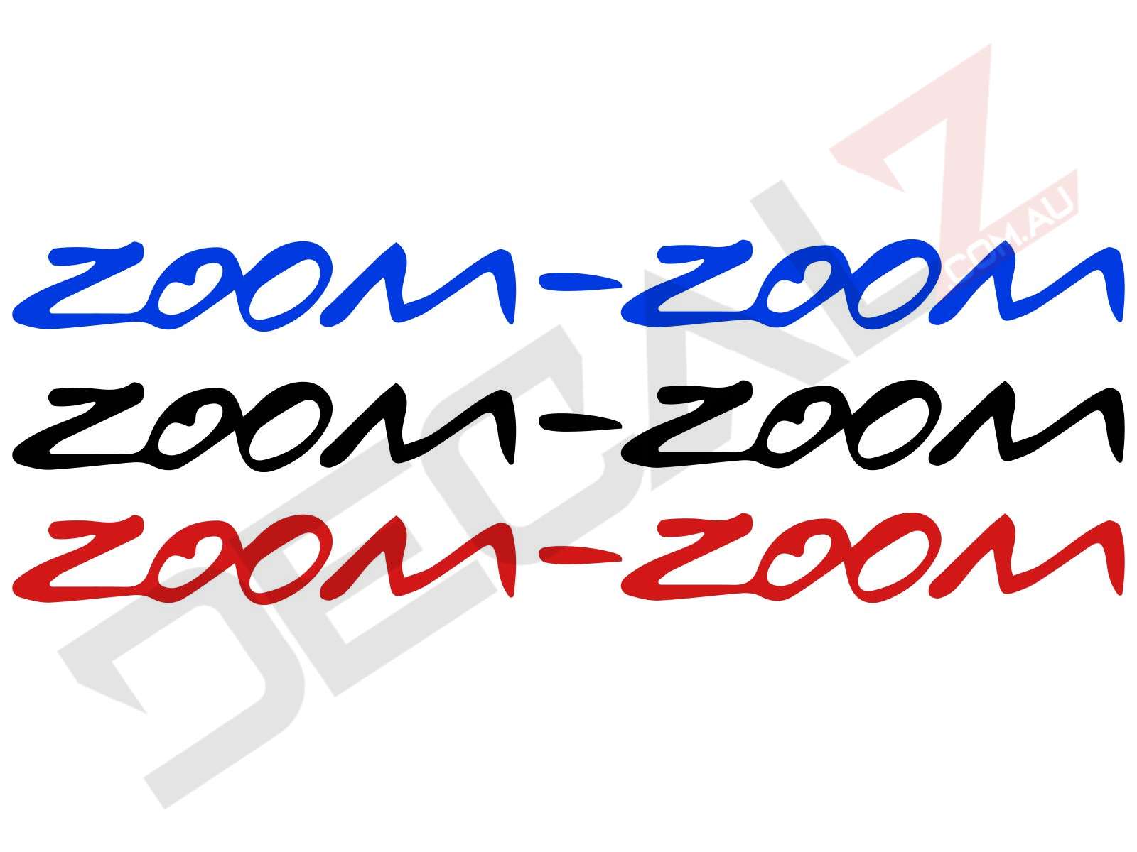 Mazda Zoom Zoom Text