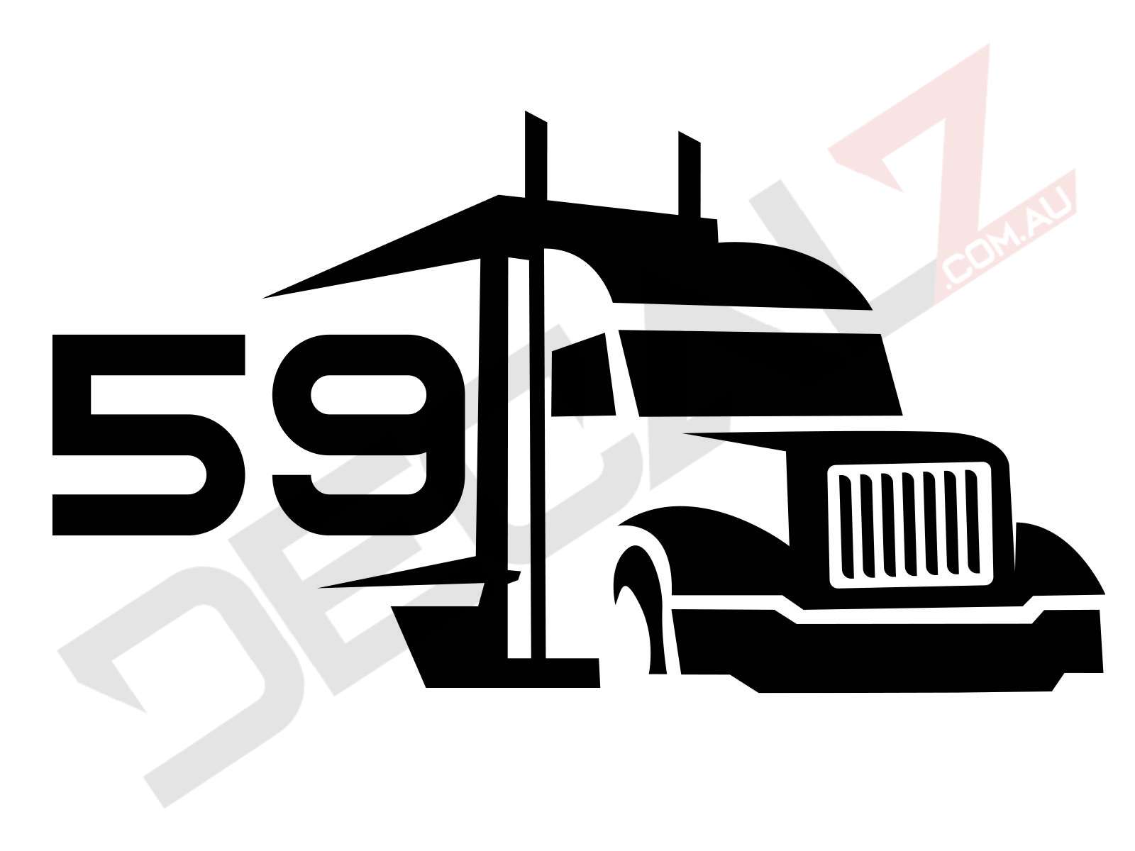 Truck Bin Decals