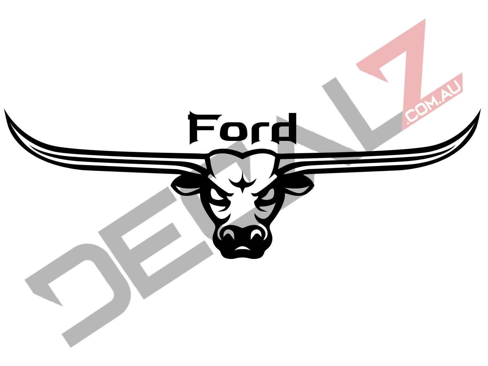 Demon Longhorn Bull - Various Ford Related Text