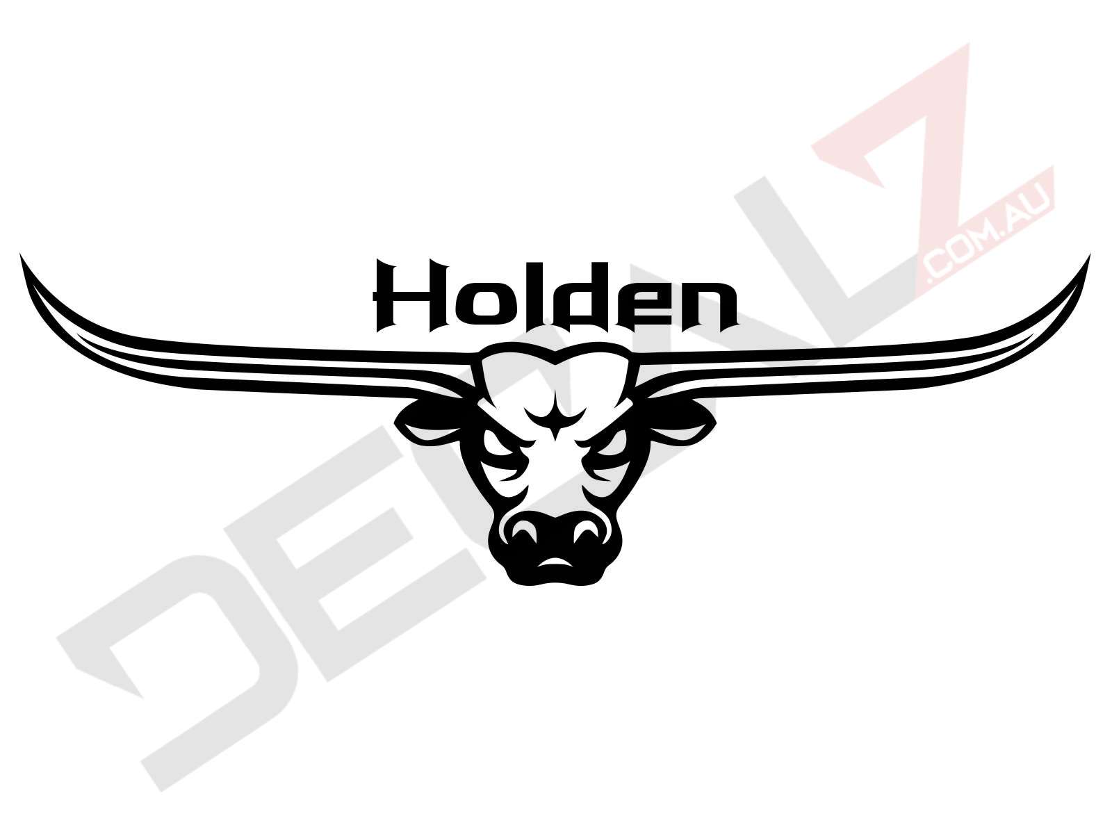 Demon Longhorn Bull - Various Holden Related Text