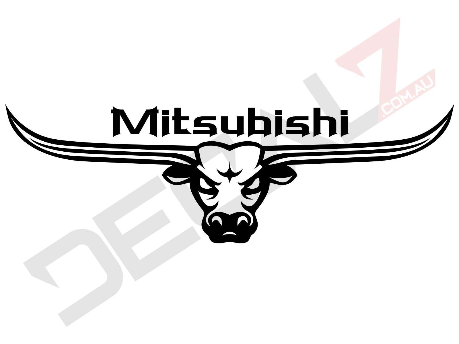 Demon Longhorn Bull – Various Mitsubishi Related Text