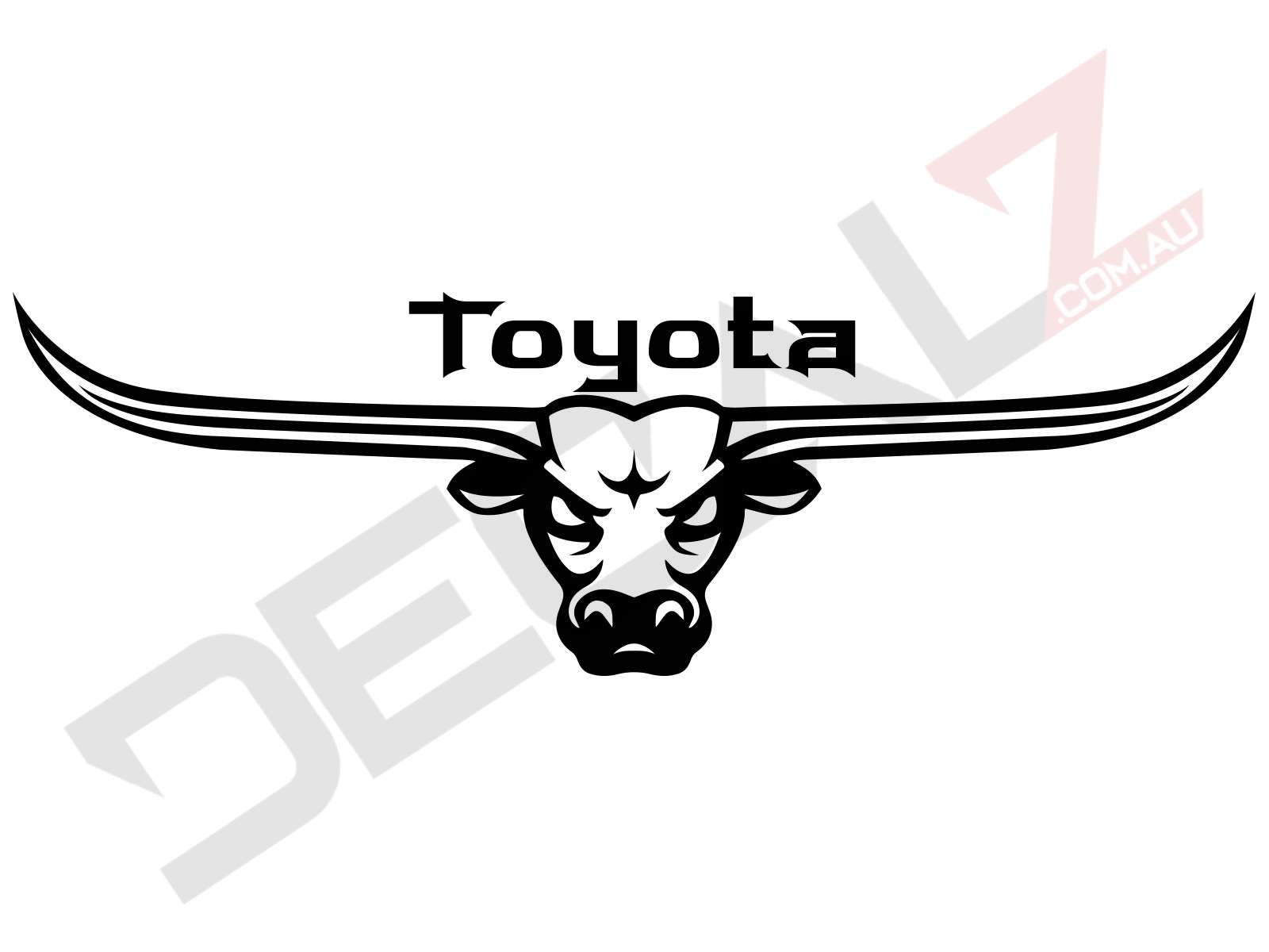 Demon Longhorn Bull – Various Toyota Related Text